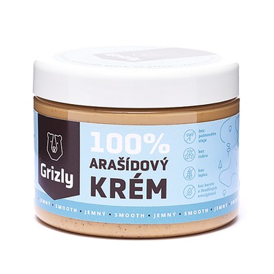 GRIZLY Arašídový krém jemný