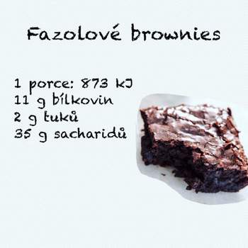 Fazolové brownies
