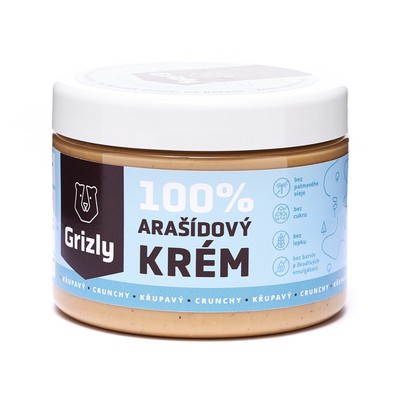 GRIZLY Arašídový krém křupavý