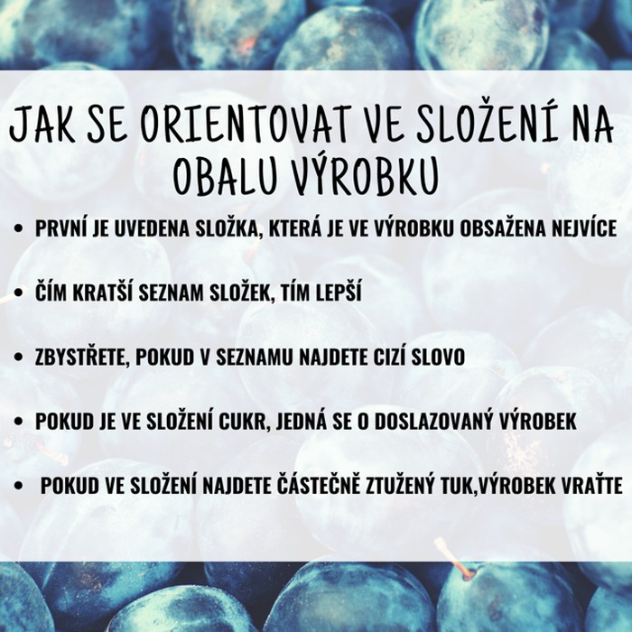 Jak se orientovat ve složení