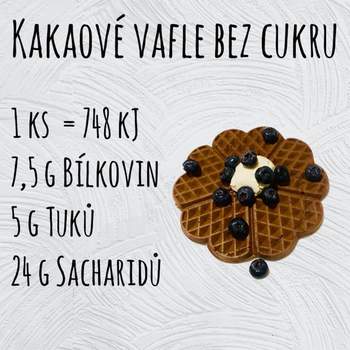 Kakaové Vafle