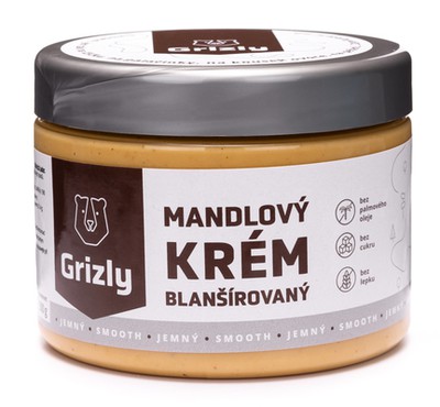 GRIZLY Mandlový krém bílý jemný