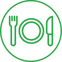 ikona talíře a příboru